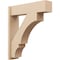 Ekena Millwork 7 1/2-in W x 28-in D x 32-in H Balboa Block Rough Cedar Woodgrain TimberThane Outlooker, Primed Tan OUTUR075X28X32BOA44RCPR - alternate 1